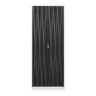 Ready Assembled Copenhagen Two Door Wardrobe Black
