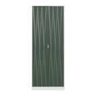 Ready Assembled Copenhagen Two Door Wardrobe Green and White