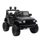HOMCOM Kids SUV Truck 12V Electric Ride On Car with Remote Control - Black