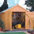 Rowlinson Premier Range 10ft x 8ft Wooden Apex Garden Shed