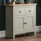 Vida Designs Arlington 2 Drawer 2 Door Sideboard Grey