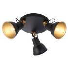 Brook 3 Spot Light Plate - Black