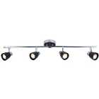 Major LED Spot Light 4 Bar - Black