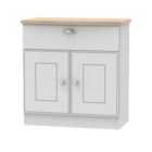 Ready Assembled Tilly 1 Drawer Sideboard Grey