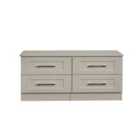 Ready Assembled York 4 Drawer Bed Box Kaschmir Ash