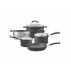 Circulon Total Hard Anodised 5 Piece Pan Set - Grey