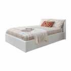 GFW End Lift King Ottoman White PU Bed