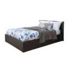 GFW End Lift King Ottoman Black PU Bed