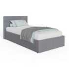 GFW End Lift Single Ottoman Grey PU Bed