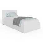 GFW End Lift Single Ottoman White PU Bed