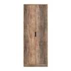 Ready Assembled Hirato 2 Door Wardrobe Vintage Oak