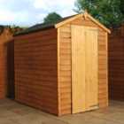 Mercia Overlap Apex Windowless Single Door Value Shed - 6 x 4ft
