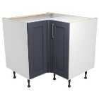 Wickes Ohio Navy Shaker Corner Base Unit - 925mm