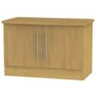 Ready Assembled Edina Compact TV Unit Modern Oak