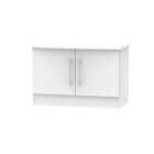 Ready Assembled Edina Compact TV Unit Grey Matt