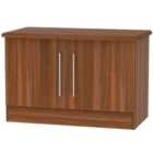 Ready Assembled Edina Compact TV Unit Walnut