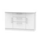 Ready Assembled Edina 2 Door 3 Drawer Sideboard Grey Matt