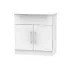 Ready Assembled Edina 1 Drawer 2 Door Sideboard Grey Matt