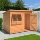 Shire 8ft x 6ft Wooden Pent Garden Shed