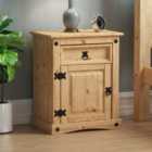 Vida Designs Corona 1 Drawer 1 Door Bedside Cabinet