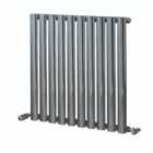 Towelrads Dorney Single Horizontal Radiator - Anthracite 600x592