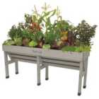 VegTrug Medium Wall Hugger Raised Planter - Grey