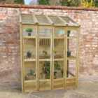 Forest Garden Victorian Tall Wall Greenhouse with Auto Vent