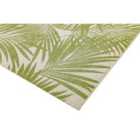 Patio Rug 200x290cm Green Palm