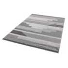 Monty Rug 160x230cm Black And Grey Geometric