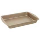 Satin Champagne Carbon Steel Roasting Pan 38cm - Gold