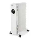 Igenix 2kW/2000W Digital Oil Filled Radiator with Overheat Protection - White