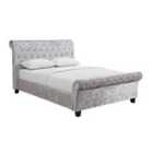 Casablanca HFE Crushed Velvet King Size Bed Grey