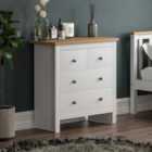 Arlington 2+2 Drawer Chest White