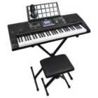 Axus AXP2 Electronic Keyboard Pack - Black