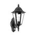 Eglo Navedo Traditional Exterior Wall Light Lantern - Black