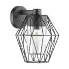 Eglo Canove Exterior Wall Light - Black & White