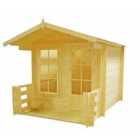 Shire Maulden Log Cabin - 7ft x 7ft