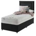 Silentnight Mirapocket 2000 Memory 90cm Non Storage Divan Set - Ebony No Headboard