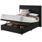 Silentnight Mirapocket 2000 Memory 180cm Ottoman Non-Storage Divan Bed Set - Ebony No Headboard