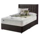 Silentnight Mirapocket Latex 1400 Non Storage Divan Bed - Velvet Charcoal No Headboard Double