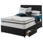 Silentnight Mirapocket Geltex 2000 180cm 2 Drawer Divan Set Ebony No Headboard