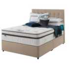 Silentnight Mirapocket Geltex 2000 180cm Non-Storage Divan Set Sandstone No Headboard