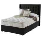 Silentnight Mirapocket Latex 1000 Non Storage Divan Bed - Ebony No Headboard Double