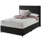 Silentnight Mirapocket 2000 Memory 150cm Non Storage Divan Set - Ebony No Headboard