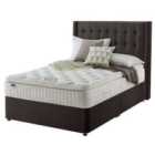 Silentnight Mirapocket Latex 1000 Non Storage Divan Bed - Velvet Charcoal No Headboard King