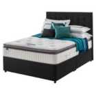 Silentnight Miracoil Geltex 150cm Non-Storage Divan Set Ebony No Headboard