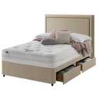 Silentnight Mirapocket 1000 Memory 135cm 4-Drawer Storage Divan Set - Sand