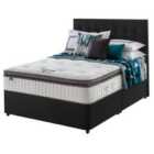 Silentnight Mirapocket Geltex 1000 150cm Non-Storage Divan Set Ebony No Headboard