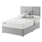 Silentnight Miracoil Memory 135cm Non-Storage Divan Set Slate Grey No Headboard