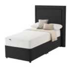Silentnight Miracoil Memory 90cm Non Storage Divan Set Ebony No Headboard